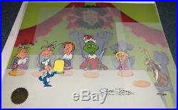How The Grinch Stole Christmas Cel Who Christmas Feast Signed Chuck Jones Cell