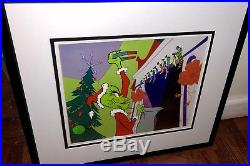 How The Grinch Stole Christmas Cel YOU REALLY ARE A HEEL Signed Chuck Jones cell