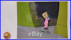 How The Grinch Stole Christmas Cindy Lou Who Production Cel signed Chuck Jones