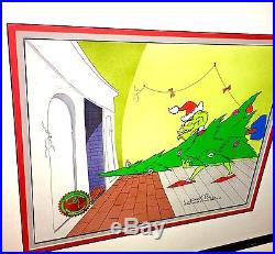 How The Grinch Stole Christmas Original Production Cel Signed Chuck Jones Cell