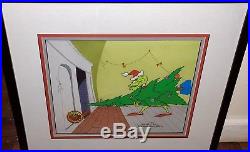 How The Grinch Stole Christmas Original Production Cel Signed Chuck Jones Cell