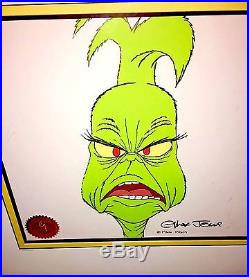 How The Grinch Stole Christmas original cel signed by Chuck Jones Boris Karloff