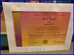 Hula-Lei-Lei Chuck Jones signed & numbered Cel Professional framed/matted