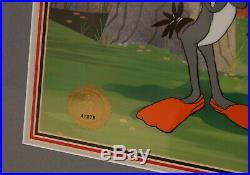 IDENTITY CRISIS Signed by Chuck Jones Framed Bugs Bunny Cel Looney Tunes