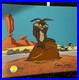 I Think Therefore Acme Chuck Jones Signed Cel Wile Coyote Road Runner