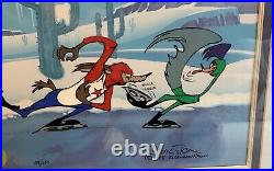 Iced Tease Road Runner Limited Production Cel Signed Chuck Jones, WB COA 1998