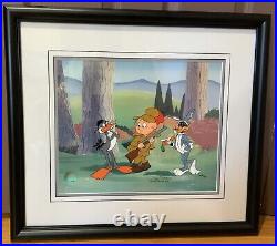 Identity Cwisis Limited Ed Cel Artists Proof Double Signed Chuck Jones 1993 COA