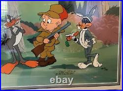 Identity Cwisis Limited Ed Cel Artists Proof Double Signed Chuck Jones 1993 COA