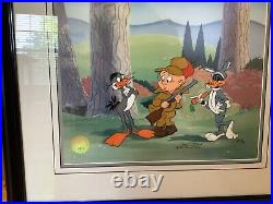 Identity Cwisis Limited Ed Cel Artists Proof Double Signed Chuck Jones 1993 COA