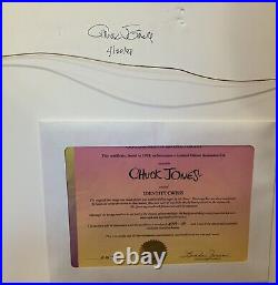 Identity Cwisis Limited Ed Cel Artists Proof Double Signed Chuck Jones 1993 COA