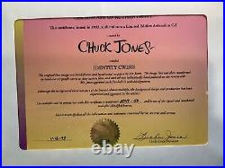 Identity Cwisis Limited Ed Cel Artists Proof Double Signed Chuck Jones 1993 COA