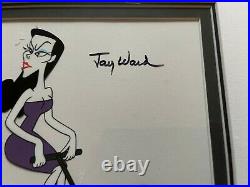 Jay Ward signed cel Bullwinkle Rocky Very Rare Limited Edition