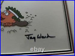 Jay Ward signed cel Fractured Fairy Tales from Rocky Bullwinkle show