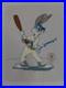 Joe DiMaggio Autographed Limited Edition Warner Bros. Bugs Bunny Sericel WithCoa