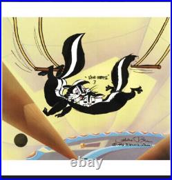 Kitty Catch CHUCK JONES Animation Cel Numbered and HAND SIGNED COA
