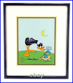 LOONEY TUNES Chuck Jones Signed Cel Limited Edition DAFFY Dad Cell Art