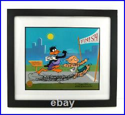 LOONEY TUNES DAFFY DUCK Limited Edition CHUCK JONES Cel Art Cell Signed
