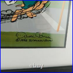 LOONEY TUNES DAFFY DUCK Limited Edition CHUCK JONES Cel Art Cell Signed