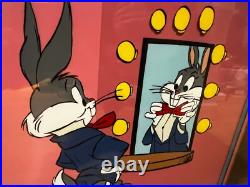 LOONEY TUNES Warner Brothers Cel Bugs Bunny Chuck Jones Signed COA