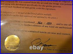 Limited Edition /350 Chuck Jones Signed Giclee & hand painted Bugs Bunny cel COA