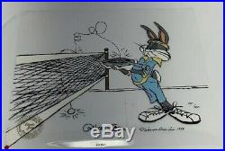Limited Edition Bugs Bunny Animated Film Art Signed Chuck Jones 1988 Coa Stamp