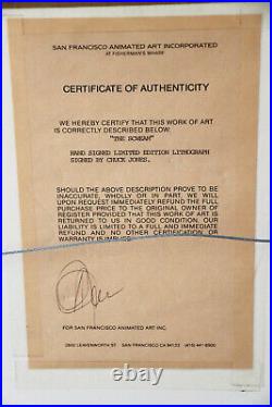 Limited Edition Chuck Jones Signed Lithograph The Scweam Elmer Fudd