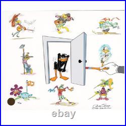 Looney Tune Cel Chuck Jones Signed Daffy Duck Limited Edition Art