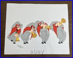 Looney Tunes Animation Cel The Jazz Player Yosemite Sam Signed Virgil Ross