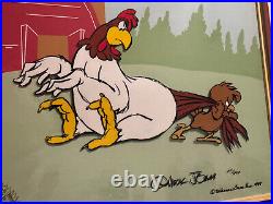 Looney Tunes Foghorn Leghorn Henery Hawk Chuck Jones Limited Edition Signed Cel