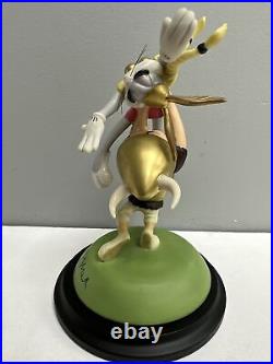 Looney Tunes Paw De Deux Statue Bugs Bunny SIGNED Chuck Jones Elmer Fudd Goebel
