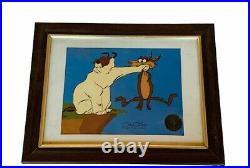 Looney Tunes Signed Chuck Jones framed art print Limited Sheepdog Coyote Ralph