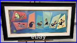 Looney Tunes limited ed art Evolution Of DaffyCOA CMI/5 Chuck Jones signed