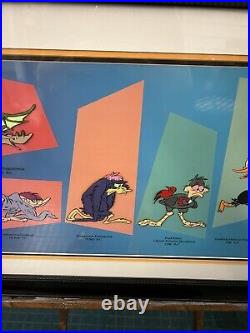 Looney Tunes limited ed art Evolution Of DaffyCOA CMI/5 Chuck Jones signed