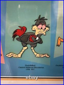 Looney Tunes limited ed art Evolution Of DaffyCOA CMI/5 Chuck Jones signed