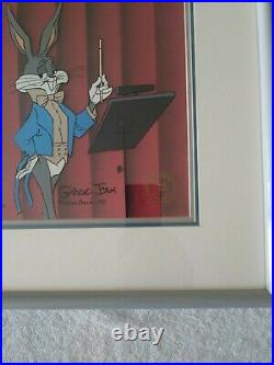 MAESTRO BUGS Bugs Bunny Orchestra Music Conductor CHUCK JONES Cel Art Signed