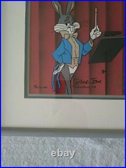 MAESTRO BUGS Bugs Bunny Orchestra Music Conductor CHUCK JONES Cel Art Signed