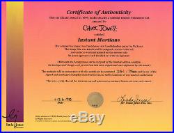 MARVIN MARTIAN Instant Martians RARE Warners Ltd Ed CEL Signed CHUCK JONES