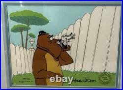 Marc Anthony & Kitty II 1991 Chuck Jones Signed Limited Cel COA + Autograph Note