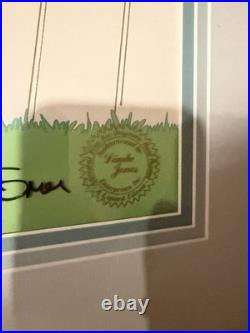 Marc Anthony & Kitty II 1991 Chuck Jones Signed Limited Cel COA + Autograph Note