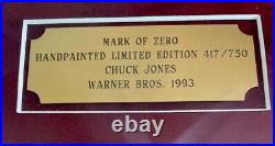 Mark of Zero Animation Cel, signed by Chuck Jones 417/750