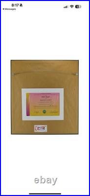 Marvin Martian Chuck Jones Signed Cel Duck Dodgers Original Sketch Art