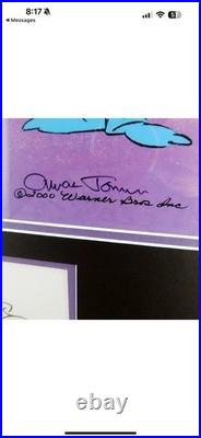 Marvin Martian Chuck Jones Signed Cel Duck Dodgers Original Sketch Art