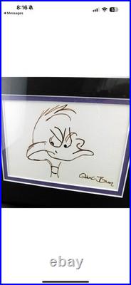 Marvin Martian Chuck Jones Signed Cel Duck Dodgers Original Sketch Art