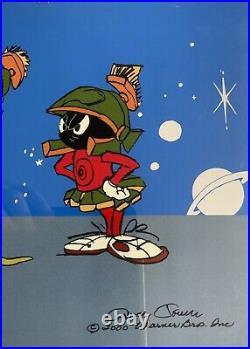 Marvin the Martian & Duck Dodgers Ltd. Ed. Cel Signed By Chuck Jones