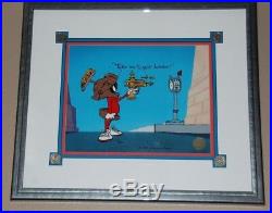 Marvin the Martian METER LEADER LE Hand Painted Cell Autographed by Chuck Jones