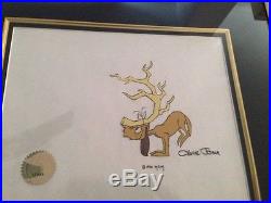 Max PRODUCTION Art & Drawing Signed Chuck Jones with the Antlers