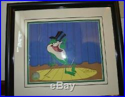 Michigan J Frog Animation Cel Signed Chuck Jones Frame LE #160/500 Hand Painted