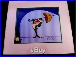 Michigan J Frog Warner Brothers Cel Tribute To The Stars Signed Chuck Jones Cell