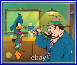 NASTY CANASTA Chuck Jones Cel Daffy Duck Looney Tunes Animation Art Cell