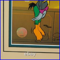 NASTY CANASTA Chuck Jones Cel Daffy Duck Looney Tunes Animation Art Cell